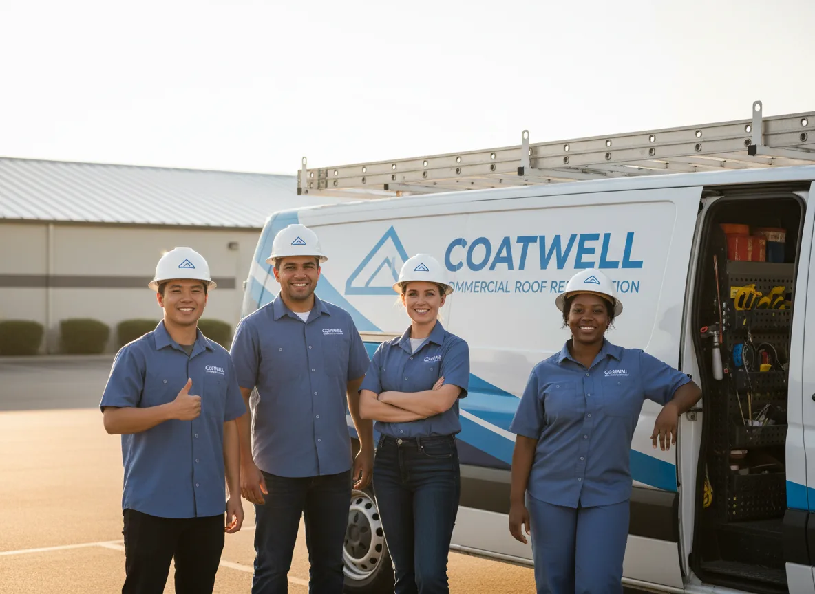 Commercial roof coating company in Fountain, MN